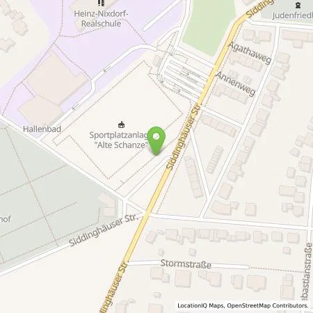 Standortübersicht der Tankstelle Westfalen Weser Ladeservice GmbH in 33142 Büren