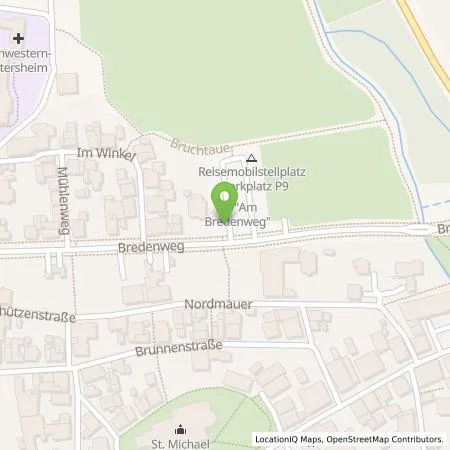 Standortübersicht der Tankstelle Westfalen Weser Ladeservice GmbH in 33034 Brakel