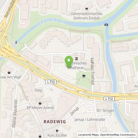 Standortübersicht der Tankstelle Westfalen Weser Ladeservice GmbH in 32052 Herford