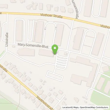 Standortübersicht der Tankstelle Westfalen Weser Ladeservice GmbH in 32049 Herford