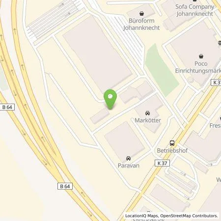 Standortübersicht der Tankstelle Westfalen Weser Ladeservice GmbH in 33106 Paderborn