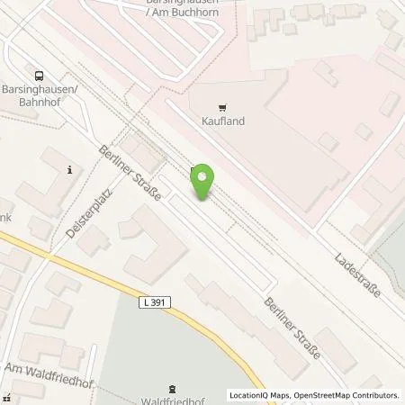 Standortübersicht der Tankstelle Westfalen Weser Ladeservice GmbH in 30890 Barsinghausen