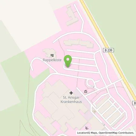 Standortübersicht der Tankstelle Westfalen Weser Ladeservice GmbH in 37671 Höxter