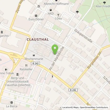 Standortübersicht der Tankstelle Westfalen Weser Ladeservice GmbH in 38678 Clausthal-Zellerfeld