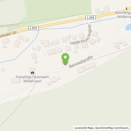 Standortübersicht der Tankstelle Westfalen Weser Ladeservice GmbH in 38709 Wildemann