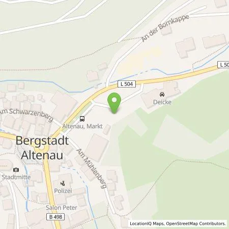 Standortübersicht der Tankstelle Westfalen Weser Ladeservice GmbH in 38678 Clausthal-Zellerfeld