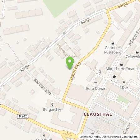 Standortübersicht der Tankstelle Westfalen Weser Ladeservice GmbH in 38707 Altenau