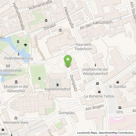 Standortübersicht der Tankstelle Westfalen Weser Ladeservice GmbH in 33098 Paderborn