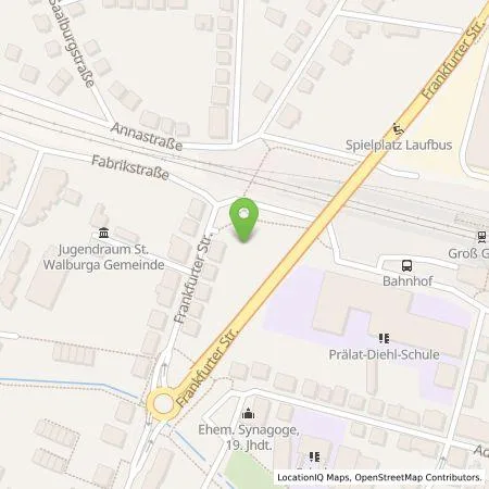 Standortübersicht der Tankstelle Überlandwerk Groß-Gerau GmbH in 64521 Groß-Gerau