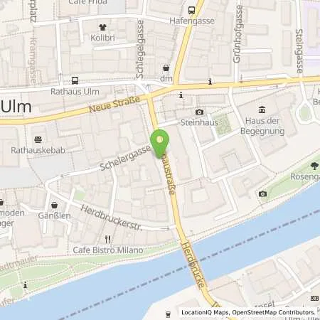 Standortübersicht der Tankstelle SWU Energie GmbH in 89073 Ulm