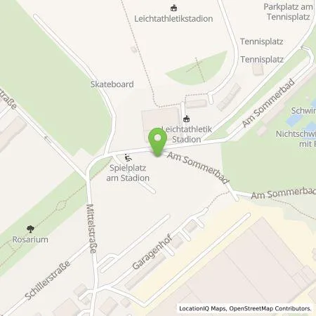 Standortübersicht der Tankstelle TEAG Mobil GmbH in 07586 Bad Köstritz