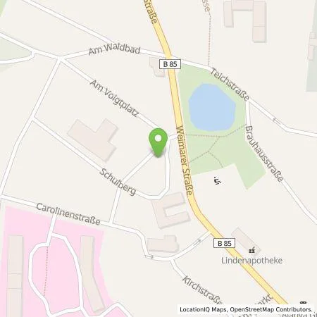 Standortübersicht der Tankstelle TEAG Mobil GmbH in 99444 Blankenhain