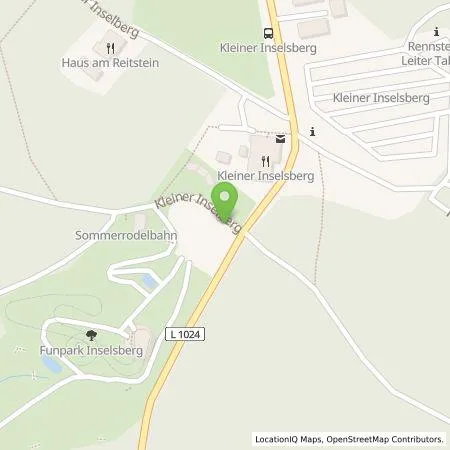 Standortübersicht der Tankstelle TEAG Mobil GmbH in 98596 Brotterode