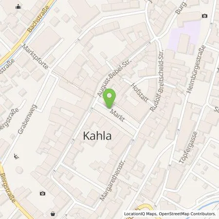 Standortübersicht der Tankstelle TEAG Mobil GmbH in 07768 Kahla