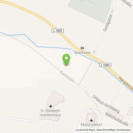 Standortübersicht der Tankstelle TEAG Mobil GmbH in 99976 Lengenfeld unterm Stein