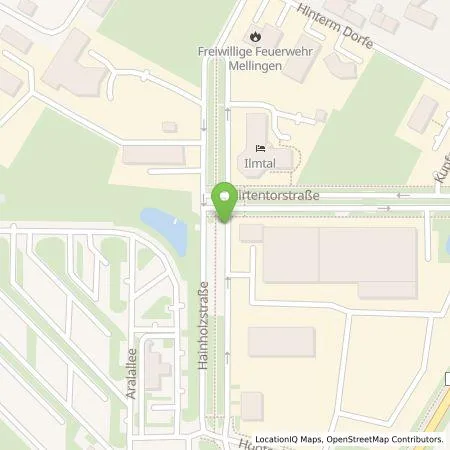 Standortübersicht der Tankstelle TEAG Mobil GmbH in 99441 Mellingen