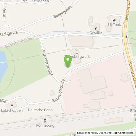 Standortübersicht der Tankstelle TEAG Mobil GmbH in 07580 Ronneburg