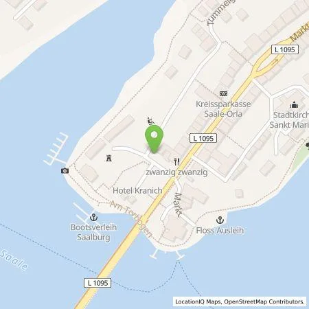 Standortübersicht der Tankstelle TEAG Mobil GmbH in 07929 Saalburg-Ebersdorf