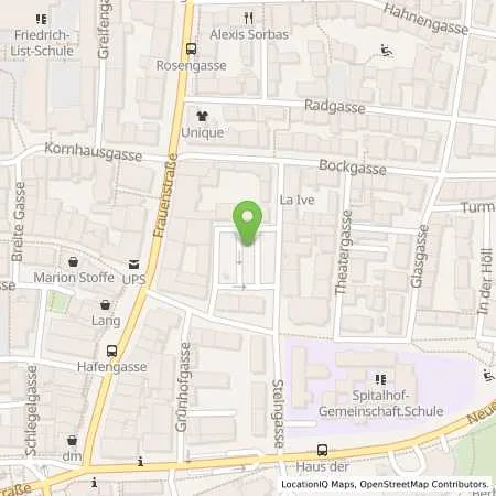 Standortübersicht der Tankstelle SWU Energie GmbH in 89073 Ulm