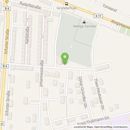 Standortübersicht der Tankstelle TEAG Mobil GmbH in 99189 Gebesee