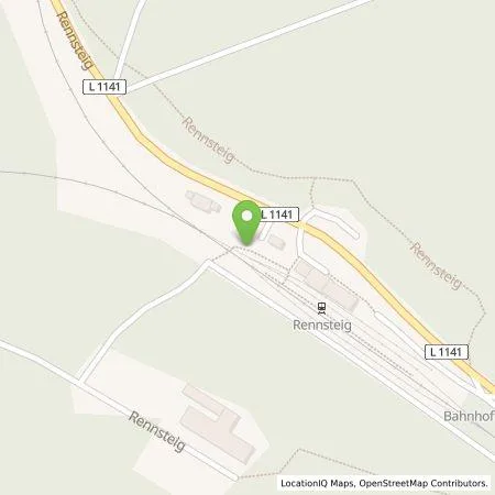 Standortübersicht der Tankstelle TEAG Mobil GmbH in 98528 Suhl