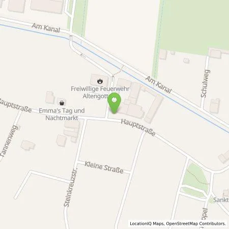 Standortübersicht der Tankstelle TEAG Mobil GmbH in 99991 Altengottern