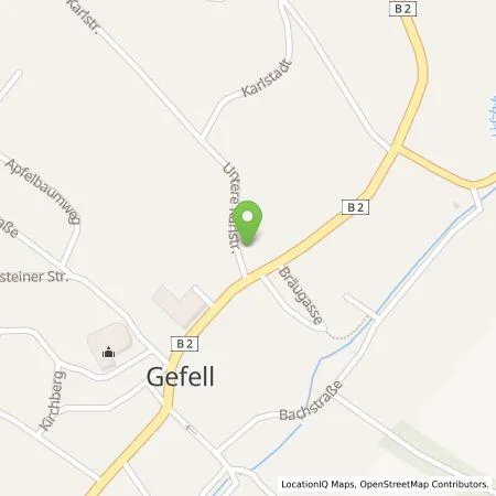 Standortübersicht der Tankstelle TEAG Mobil GmbH in 07926 Gefell