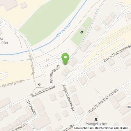 Standortübersicht der Tankstelle TEAG Mobil GmbH in 07907 Schleiz