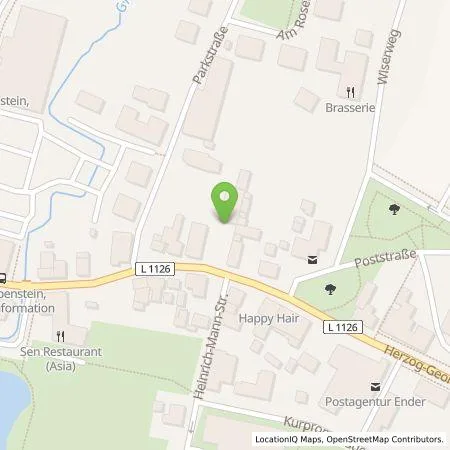 Standortübersicht der Tankstelle TEAG Mobil GmbH in 36448 Bad Liebenstein