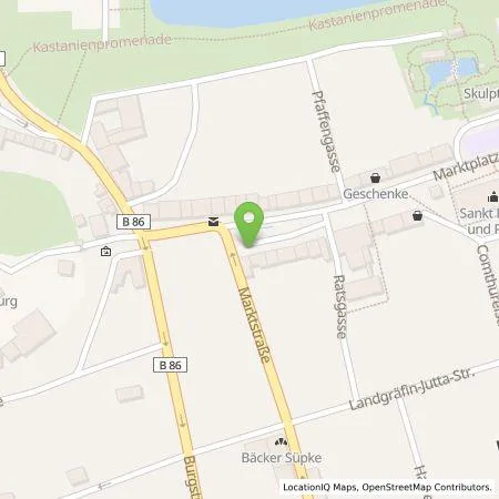 Standortübersicht der Tankstelle TEAG Mobil GmbH in 99631 Weißensee