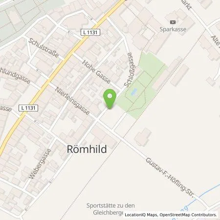 Standortübersicht der Tankstelle TEAG Mobil GmbH in 98630 Römhild