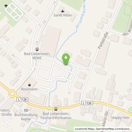 Standortübersicht der Tankstelle TEAG Mobil GmbH in 36448 Bad Liebenstein