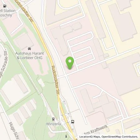 Standortübersicht der Tankstelle TEAG Mobil GmbH in 07745 Jena