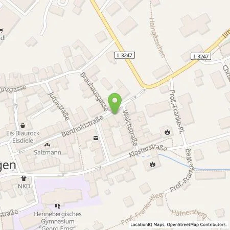 Standortübersicht der Tankstelle TEAG Mobil GmbH in 98553 Schleusingen