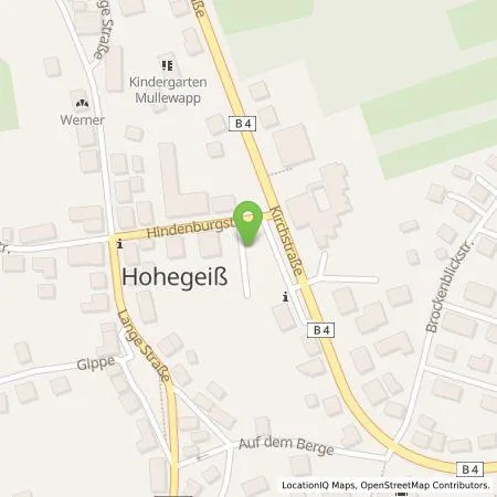 Standortübersicht der Tankstelle TEAG Mobil GmbH in 38700 Braunlage