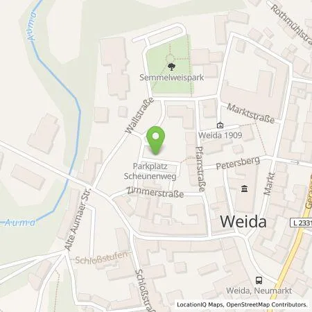 Standortübersicht der Tankstelle TEAG Mobil GmbH in 07570 Weida