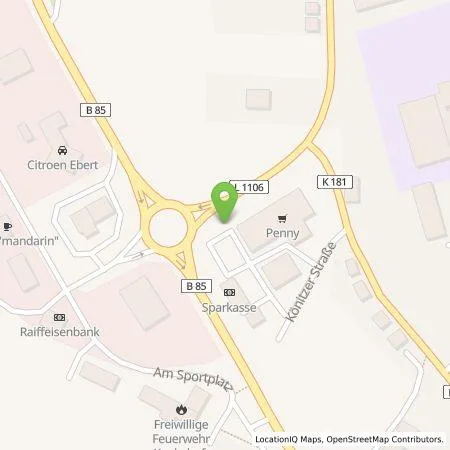 Standortübersicht der Tankstelle TEAG Mobil GmbH in 07338 Kaulsdorf