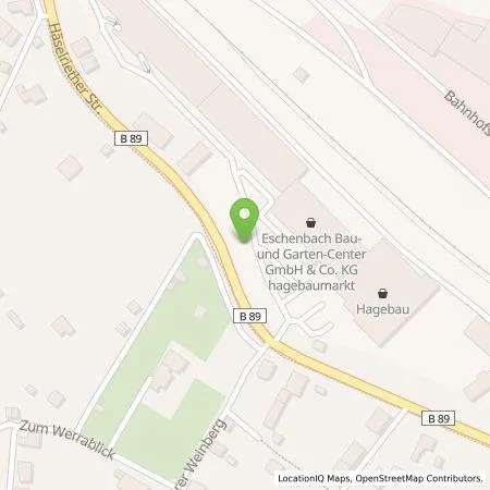 Standortübersicht der Tankstelle TEAG Mobil GmbH in 98646 Hildburghausen