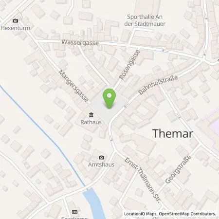 Standortübersicht der Tankstelle TEAG Mobil GmbH in 98660 Themar