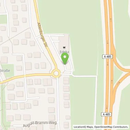 Standortübersicht der Tankstelle TEAG Mobil GmbH in 35396 Gießen