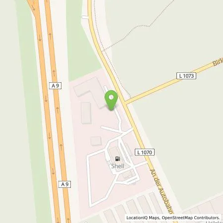 Standortübersicht der Tankstelle TEAG Mobil GmbH in 07639 Bad Klosterlausnitz