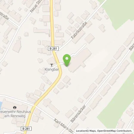 Standortübersicht der Tankstelle TEAG Mobil GmbH in 98724 Neuhaus am Rennweg