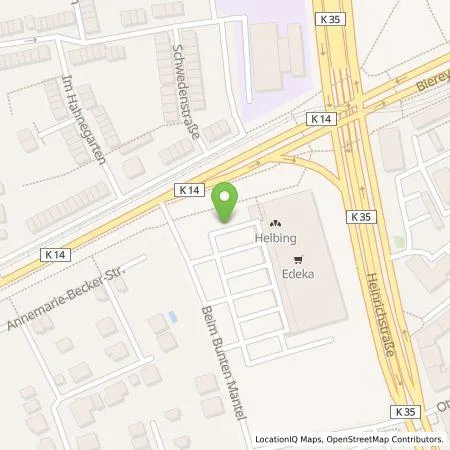 Standortübersicht der Tankstelle TEAG Mobil GmbH in 99092 Erfurt