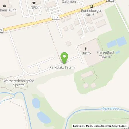 Standortübersicht der Tankstelle TEAG Mobil GmbH in 04626 Schmölln