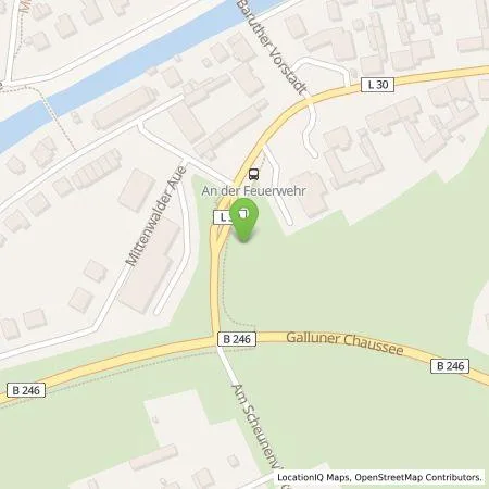 Standortübersicht der Tankstelle EDEKA-MIHA Charge GmbH in 15749 Mittenwalde