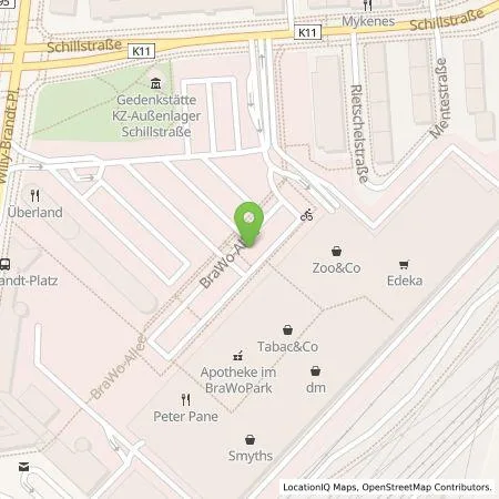 Standortübersicht der Tankstelle EDEKA-MIHA Charge GmbH in 38102 Braunschweig