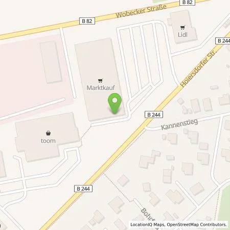 Standortübersicht der Tankstelle EDEKA-MIHA Charge GmbH in 38364 Schoeningen