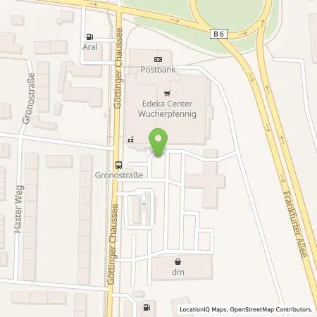 Standortübersicht der Tankstelle EDEKA-MIHA Charge GmbH in 30459 Hannover