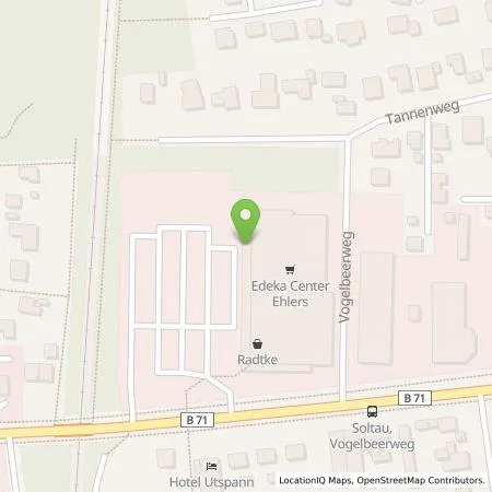 Standortübersicht der Tankstelle EDEKA-MIHA Charge GmbH in 29614 Soltau