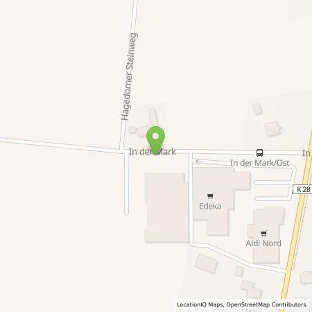 Standortübersicht der Tankstelle EDEKA-MIHA Charge GmbH in 32278 Kirchlengern